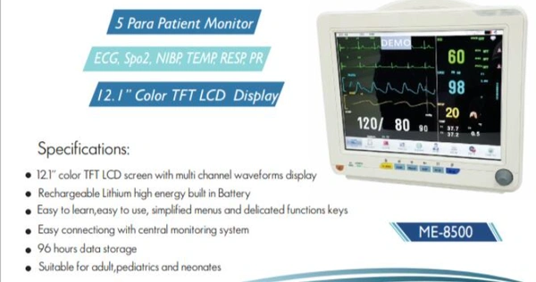 Madinain 5 Para Patient Monitor
